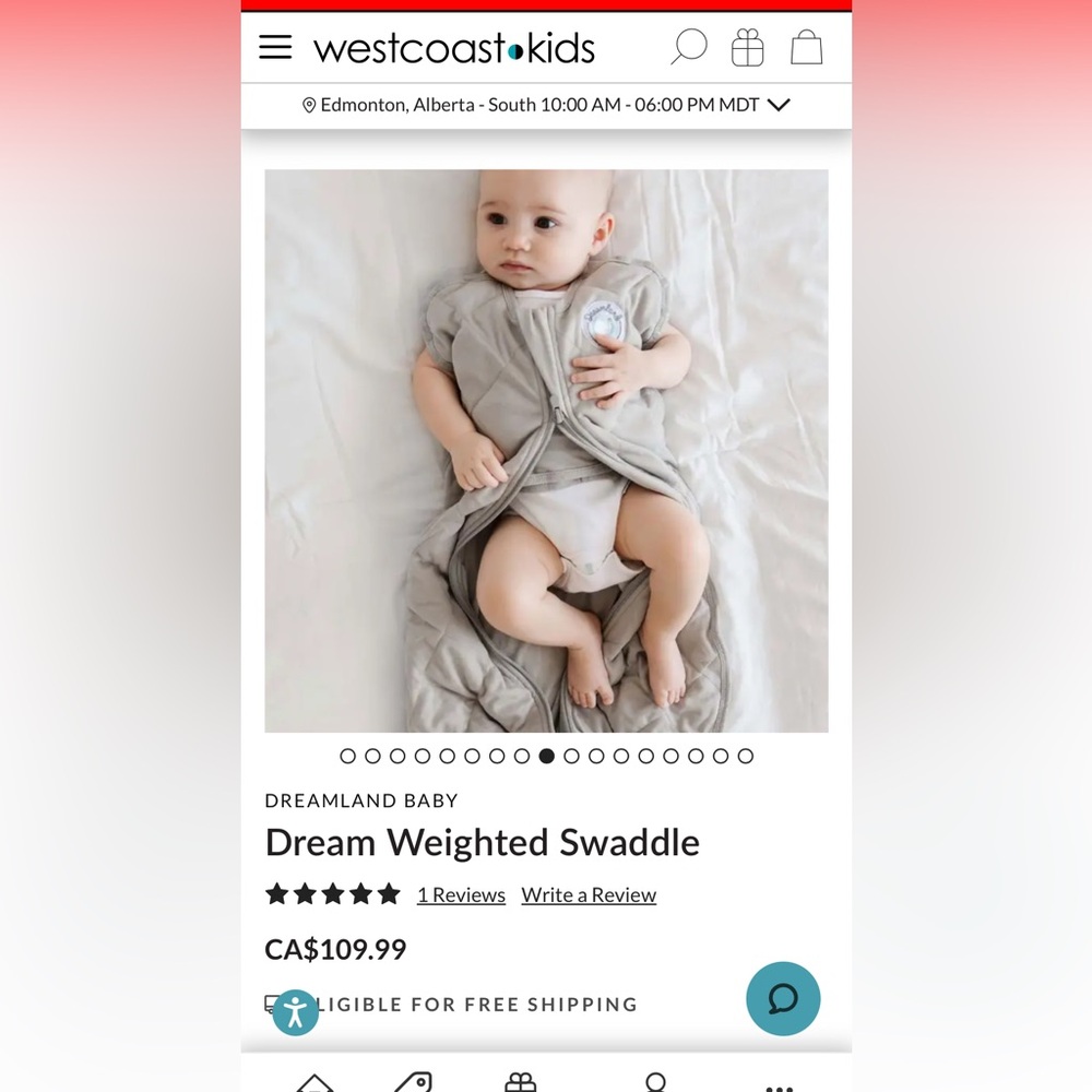 Dreamland swaddle